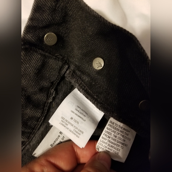 Madewell Adirondack Short Overol in Washed Black Size XXS - Picture 4 of 11